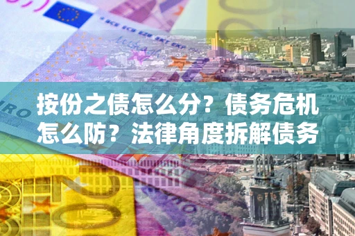北京按份之债怎么分？债务危机怎么防？法律角度拆解债务分配与风险自保指南