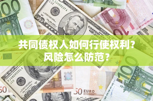北京共同债权人如何行使权利？风险怎么防范？