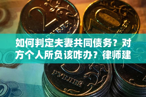 北京如何判定夫妻共同债务？对方个人所负该咋办？律师建议