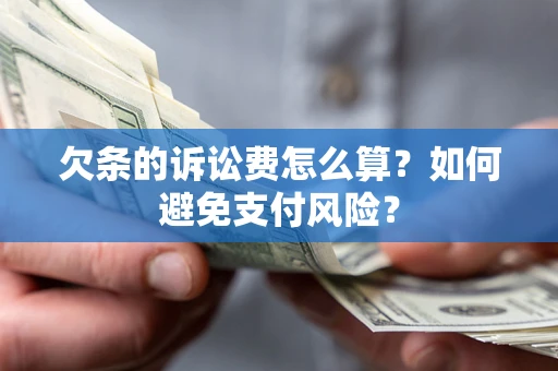 北京欠条的诉讼费怎么算？如何避免支付风险？